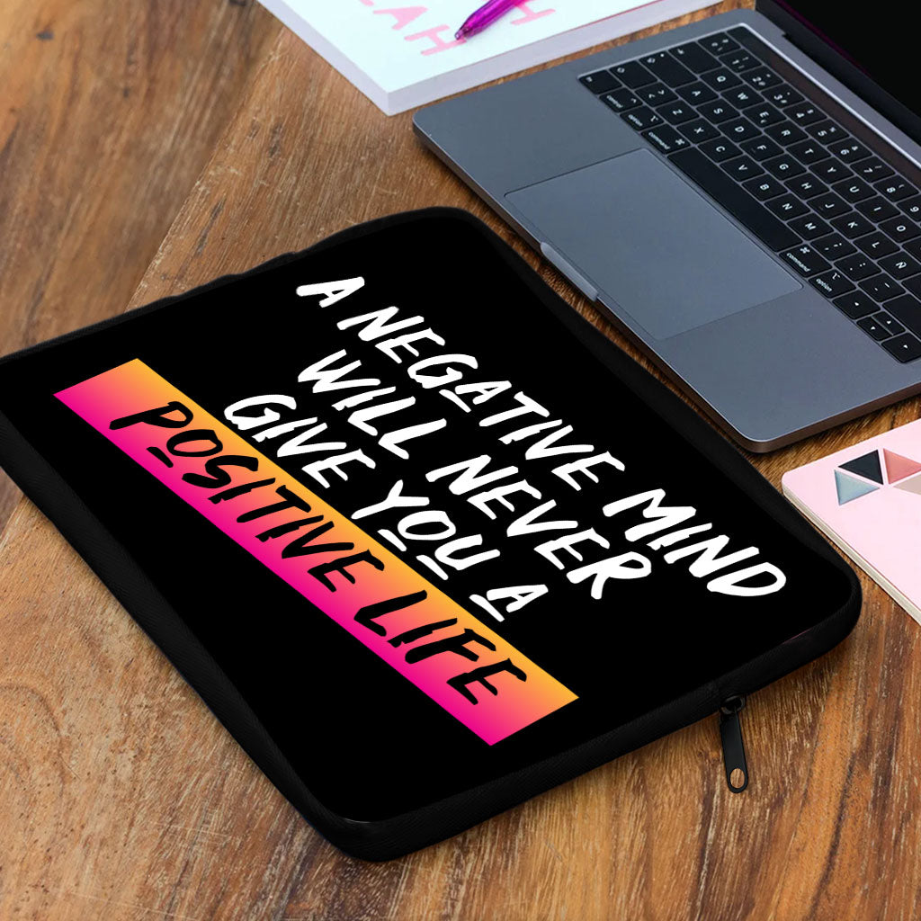 Positive Quote MacBook Air 14" Two-Sided Sleeve - Trendy Laptop Sleeve - Cool MacBook Sleeve