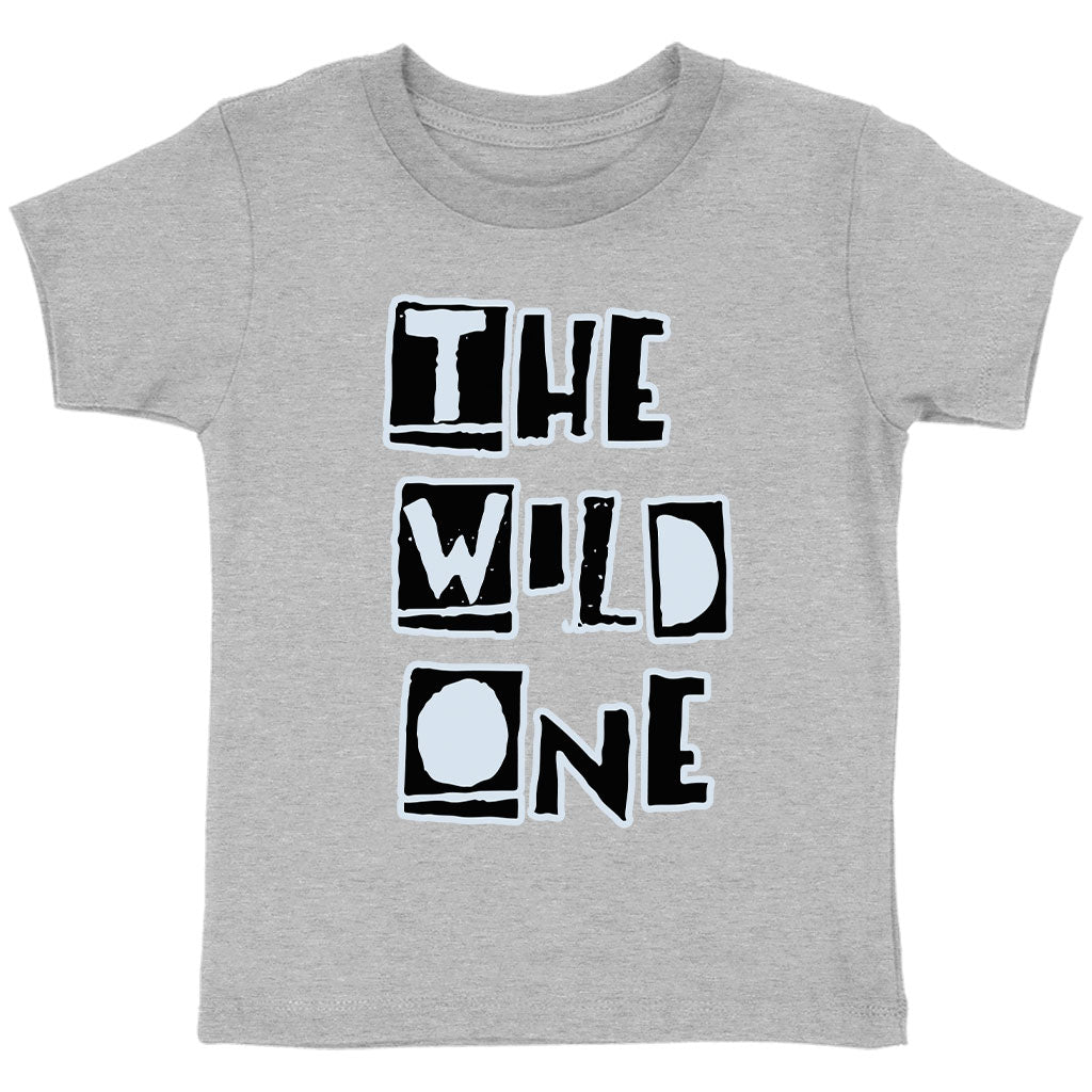 The Wild One Toddler T-Shirt - Best Design Kids' T-Shirt - Trendy Tee Shirt for Toddler