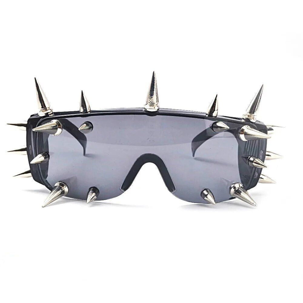 Chic Windproof Oversized Sunglasses - Unisex Futuristic Mirror Shades with UV Protection