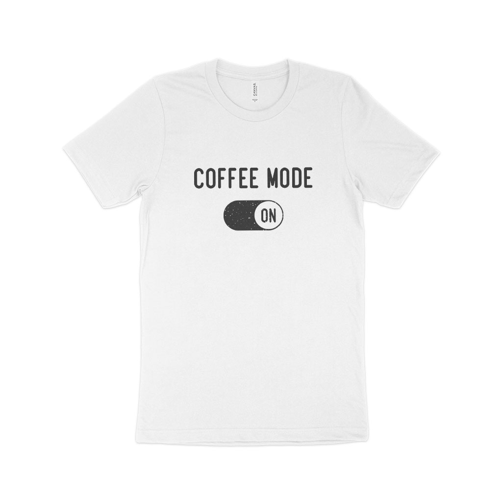 "Coffee Mode On" Unisex Jersey T-Shirt