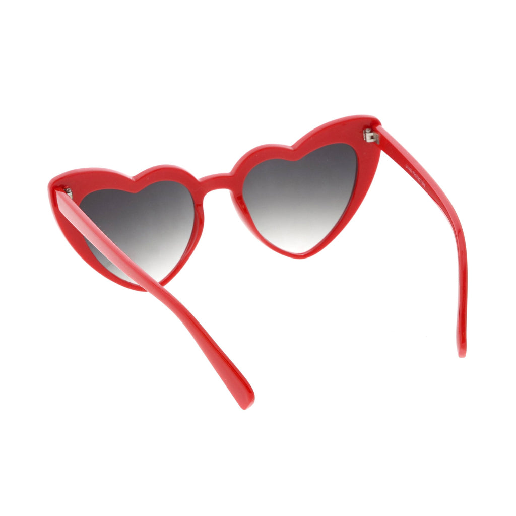 Red & Lavender Heart Sunglasses