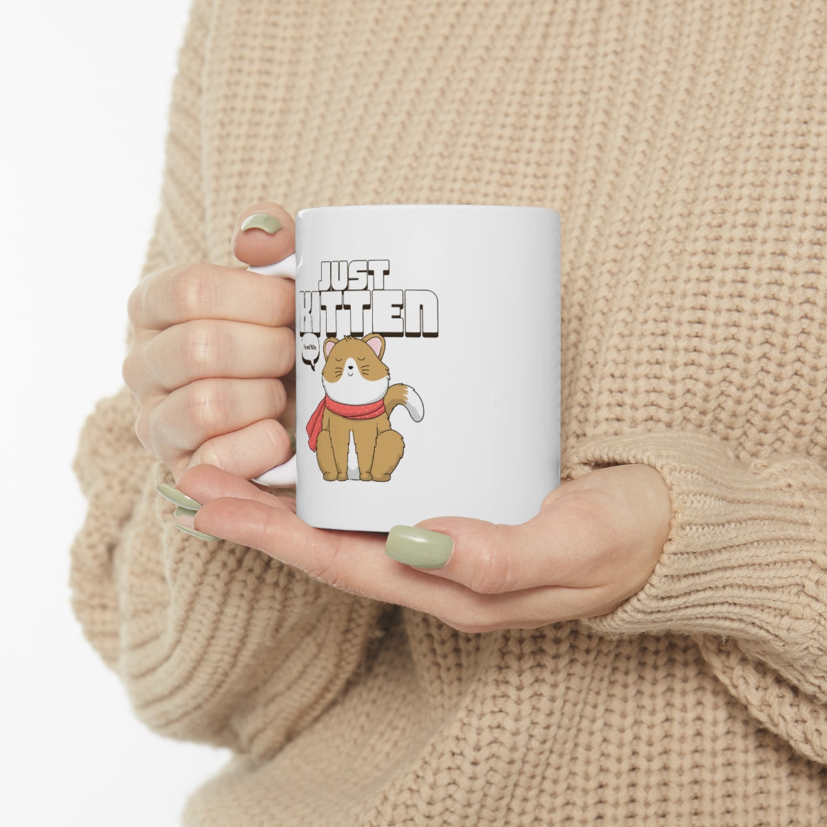 Just Kitten Cat Novelty Mug