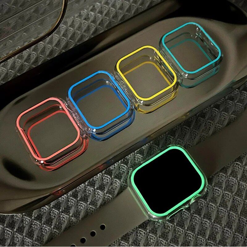 Glow-in-the-Dark Watch Case Protector for Apple Watch - Universal Fit