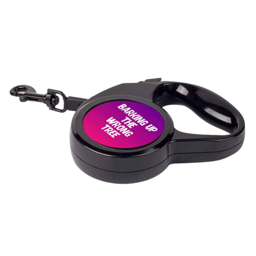 Funny Design Retractable Pet Leash - Cool Quotes Leash - Graphic Dog Leash