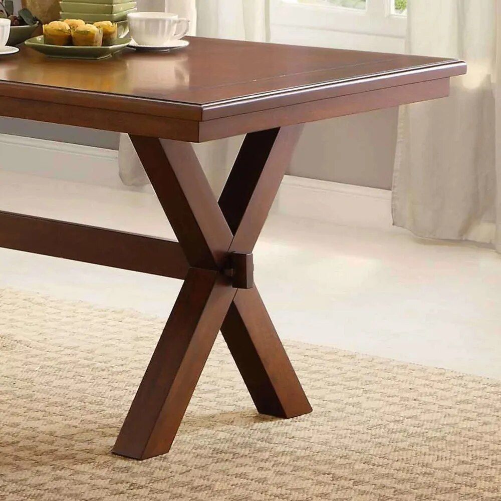 Modern Minimalist Crossing Dining Table