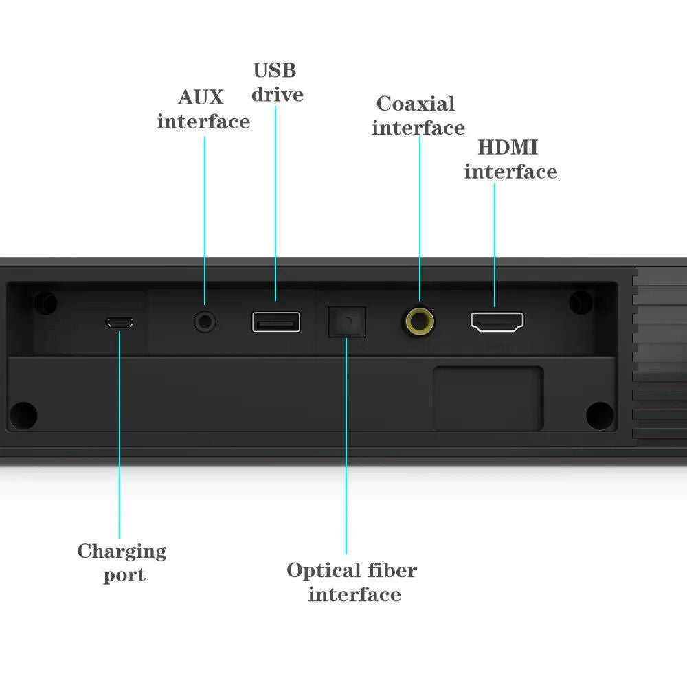 Bluetooth 5.0 HiFi Soundbar