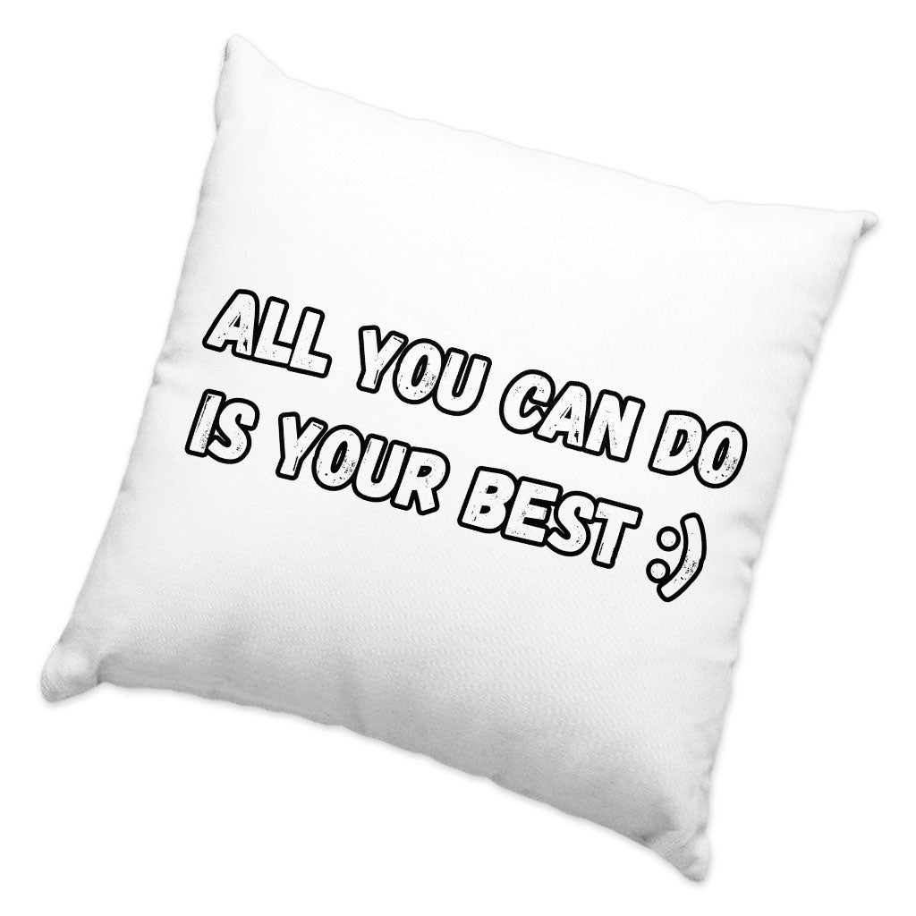 Motivational Square Pillow Cases - Best Quote Pillow Covers - Cool Print Pillowcases