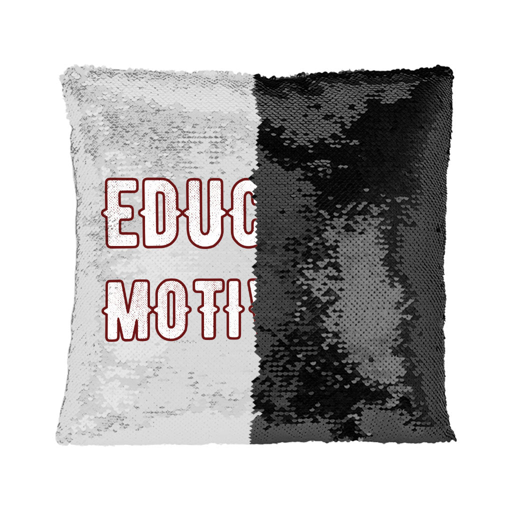 Cool Design Sequin Pillow Case - Quote Pillow Case - Printed Pillowcase