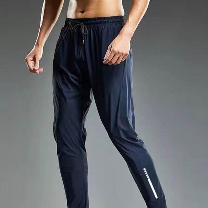 Men's Performance Elastic Running Pants: Sweat-Wicking, Versatile Joggers