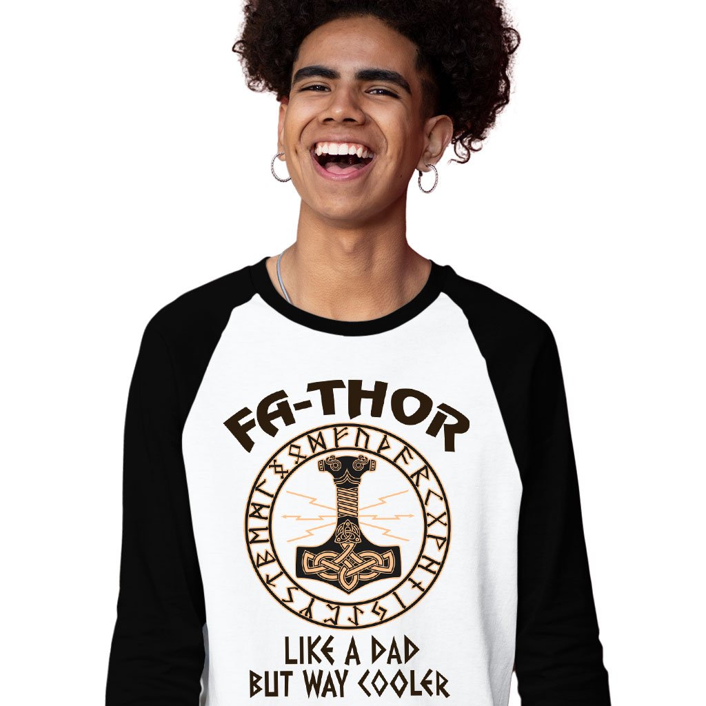 Fa-Thor Baseball T-Shirt - Thor Father's Day T-Shirt