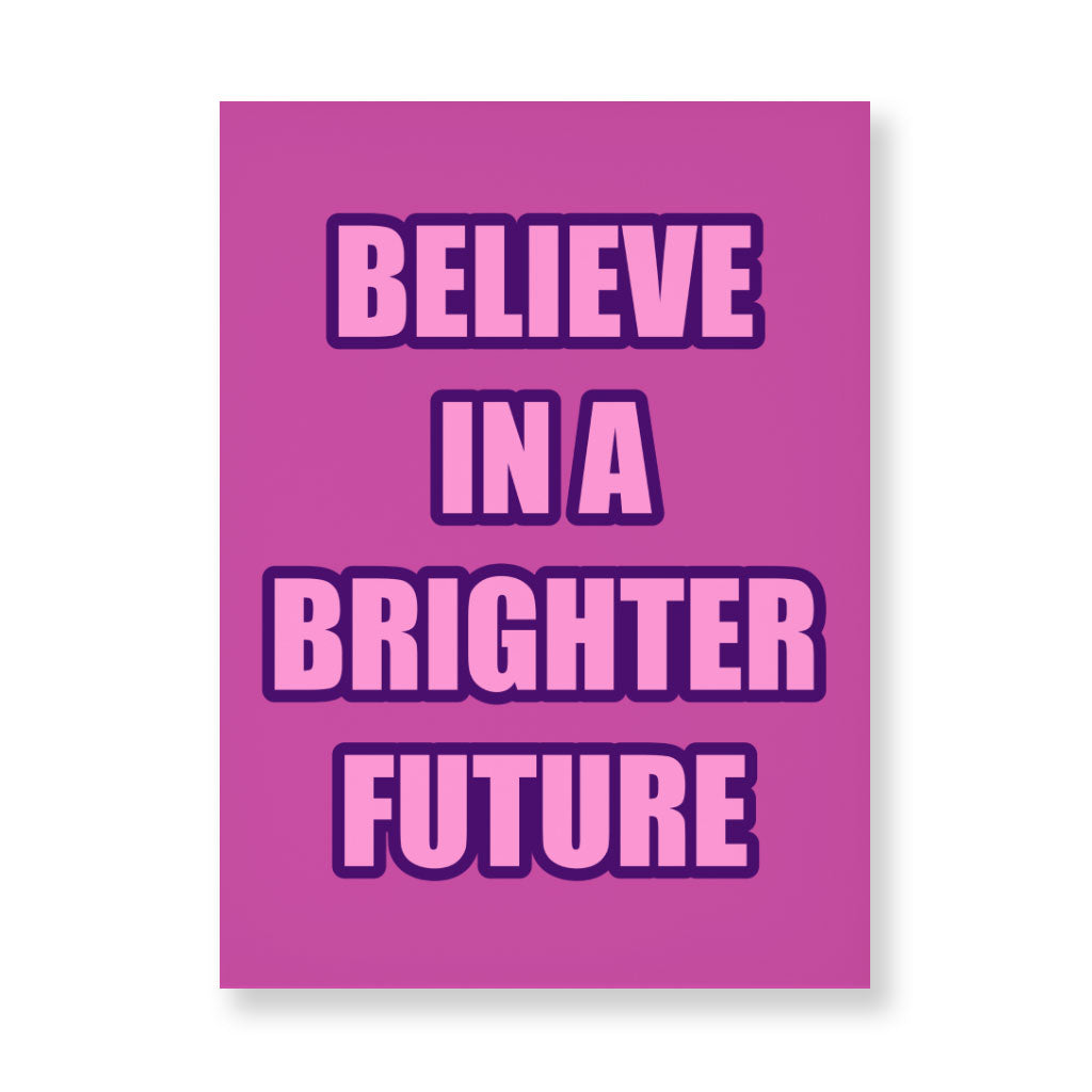 Believe Wall Picture - Cool Stretched Canvas - Graphic Wall Art