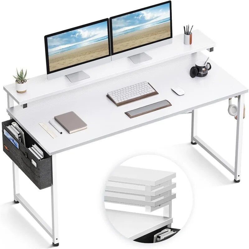 Adjustable Monitor Shelf Home Office Desk