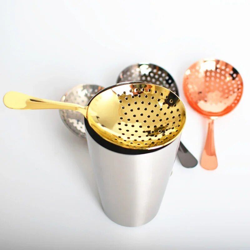 Premium 304 Stainless Steel Julep Cocktail Strainer