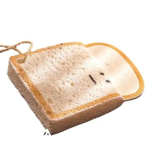 Eco-Friendly Bread Cartoon Dishcloth & Sponge