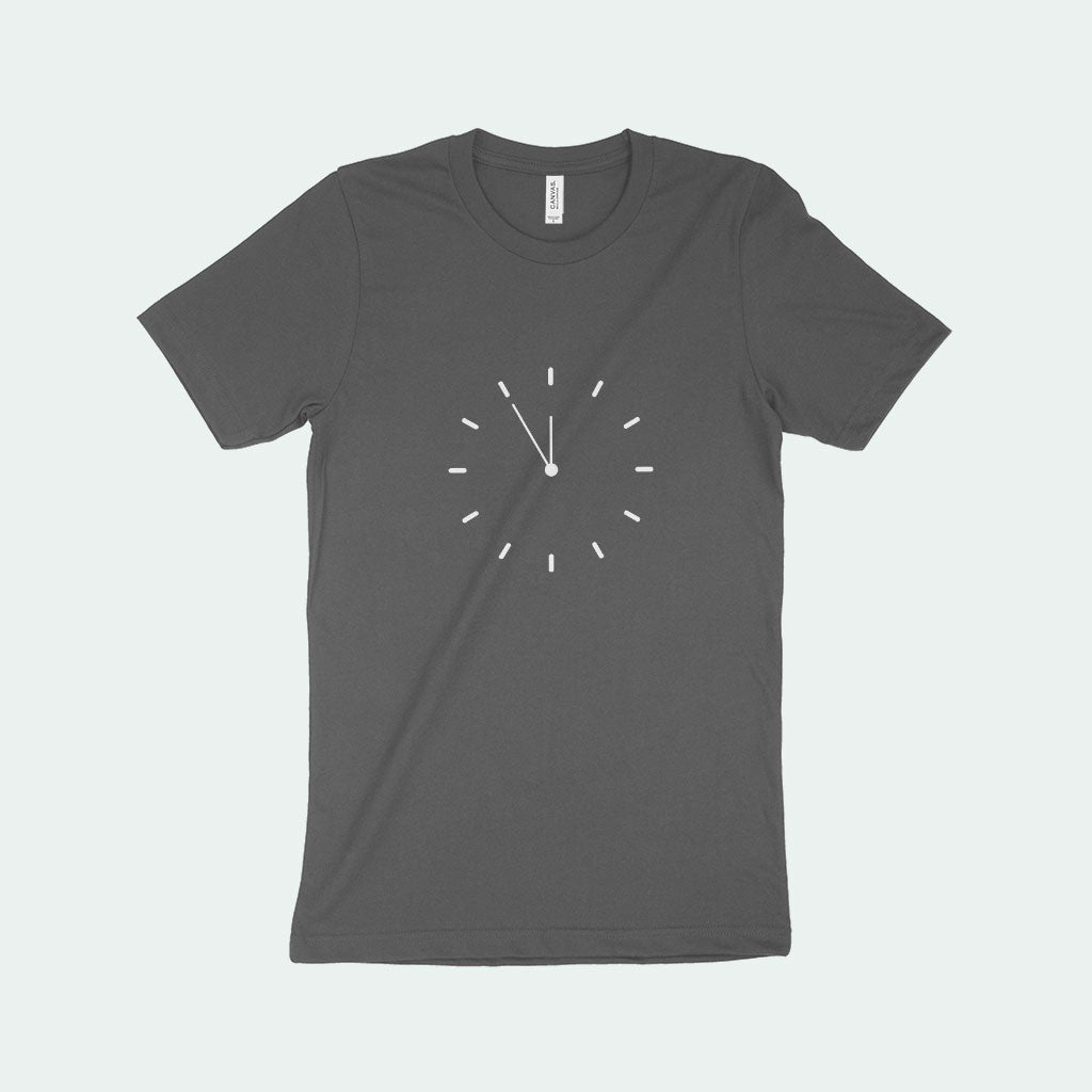 New Year Clock Unisex Jersey T-Shirt Made in USA