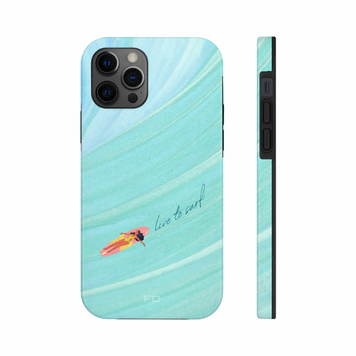 Live to Surf Tough Case for iPhone with Wireless Charging