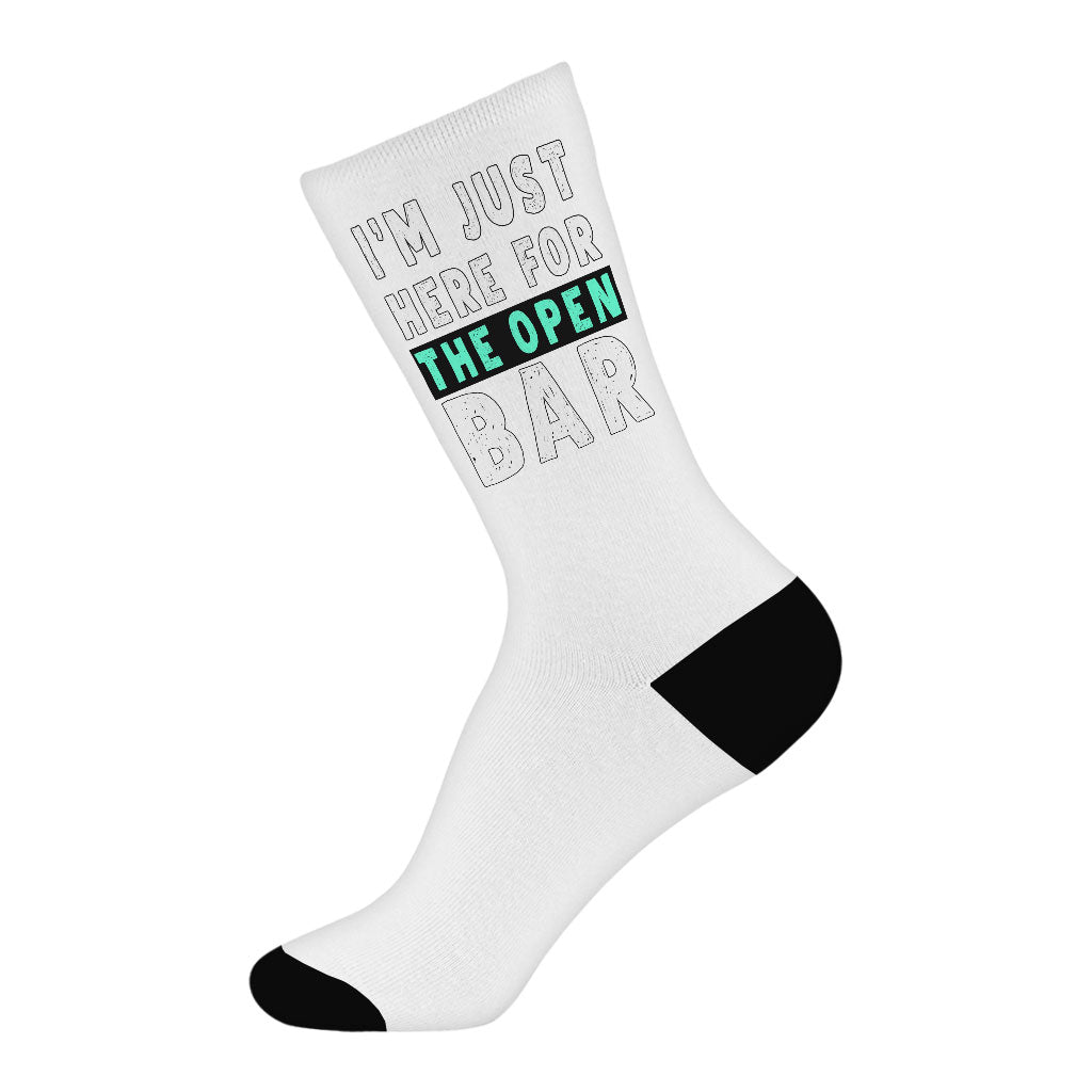 Funny Saying Socks - Cool Novelty Socks - Trendy Crew Socks