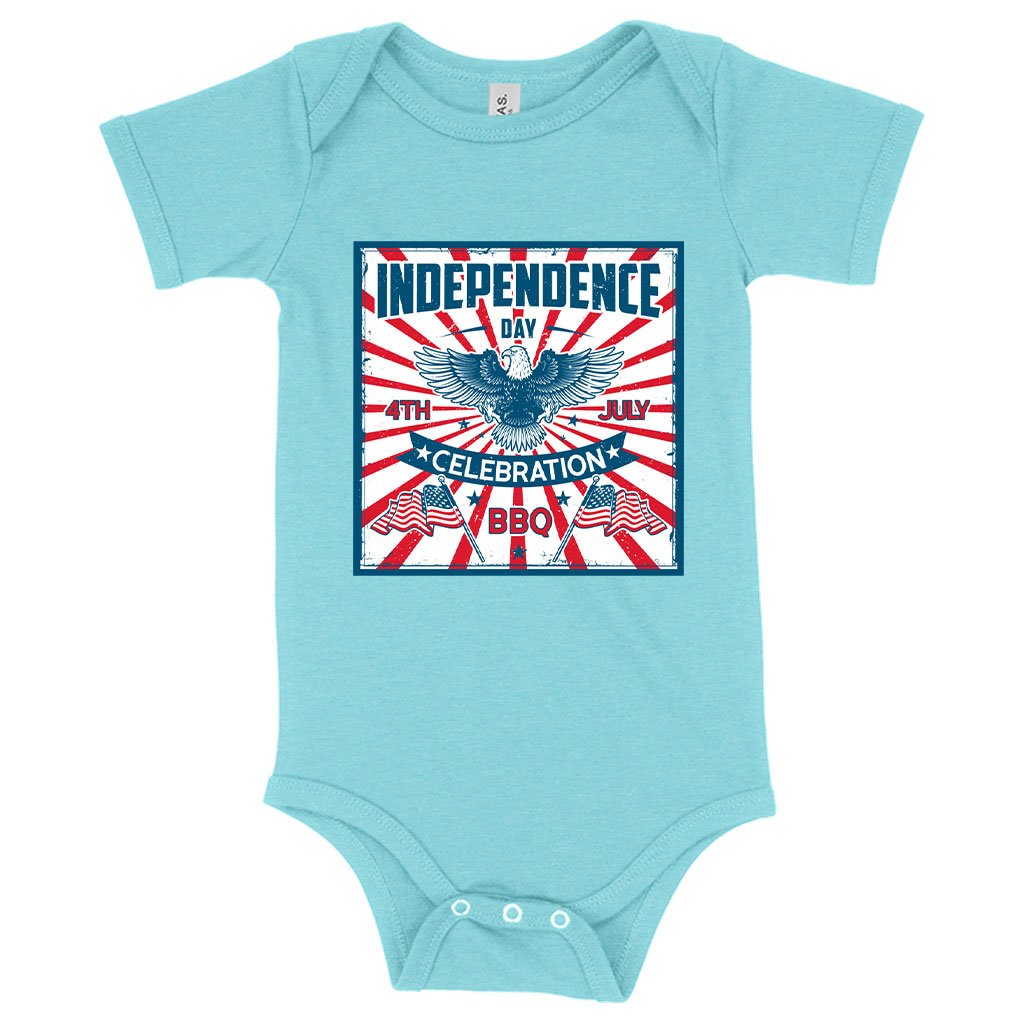 Baby Independence Day Celebration Onesie - Vintage Independence Day Onesie - Patriotic Onesie