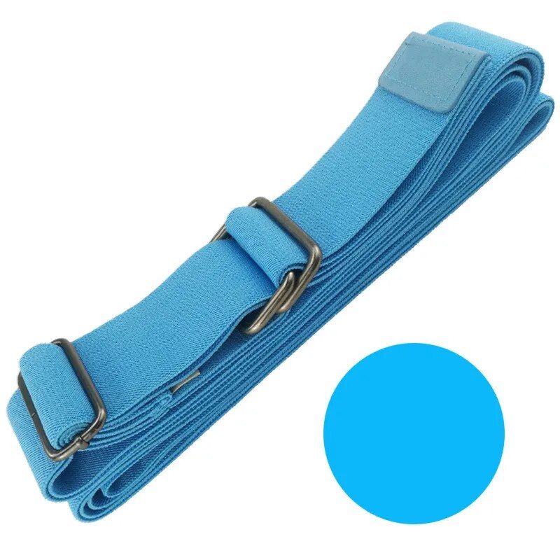 2M Adjustable Meditation and Yoga Training Strap - Elastic Cross-Legged Sitting Support Belt