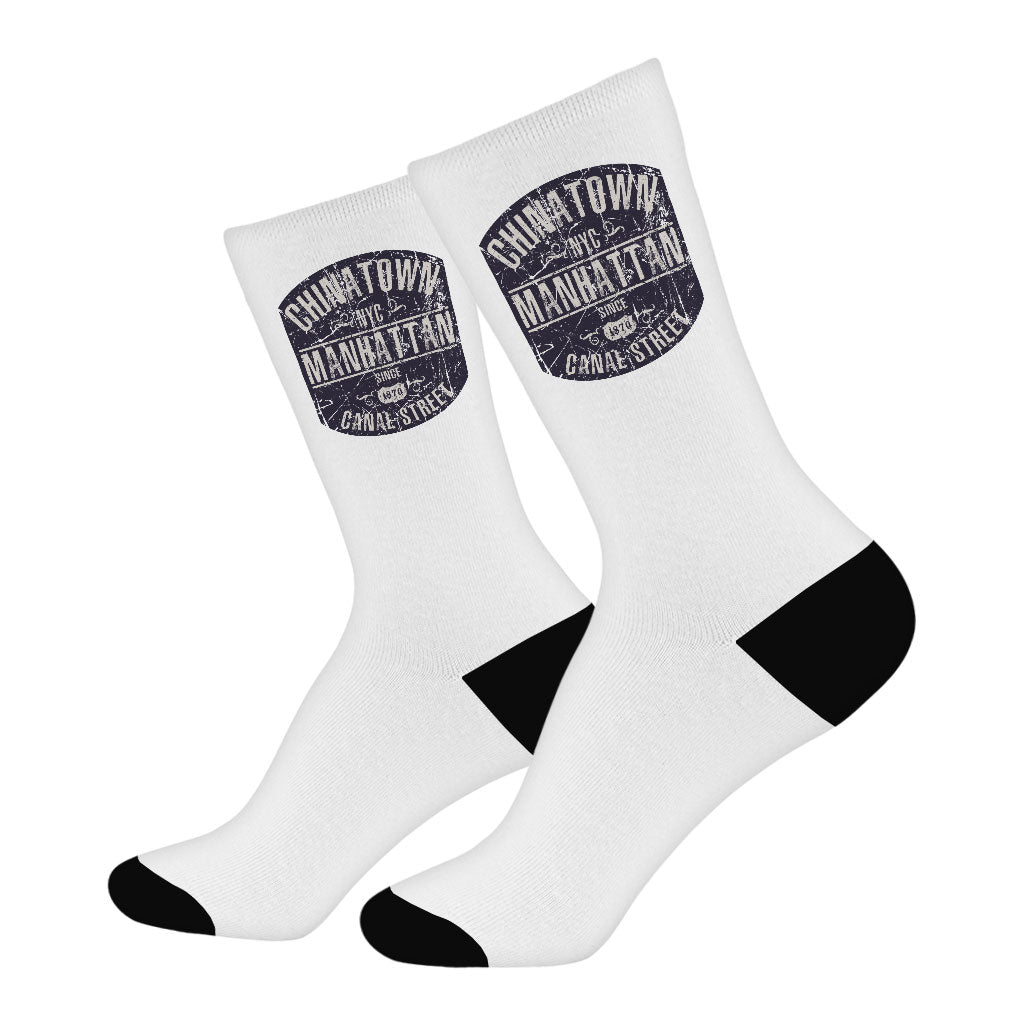 Vintage New York Socks - Retro Novelty Socks - Beautiful Crew Socks