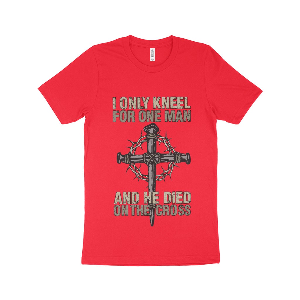 Only Kneel For One Unisex Jersey T-Shirt Made in USA