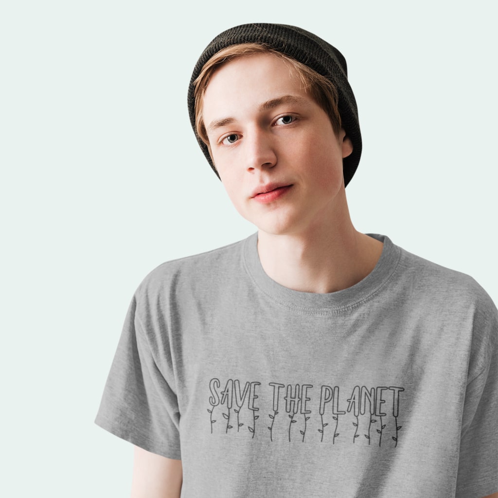 Save the Planet Unisex Jersey T-Shirt Made in USA