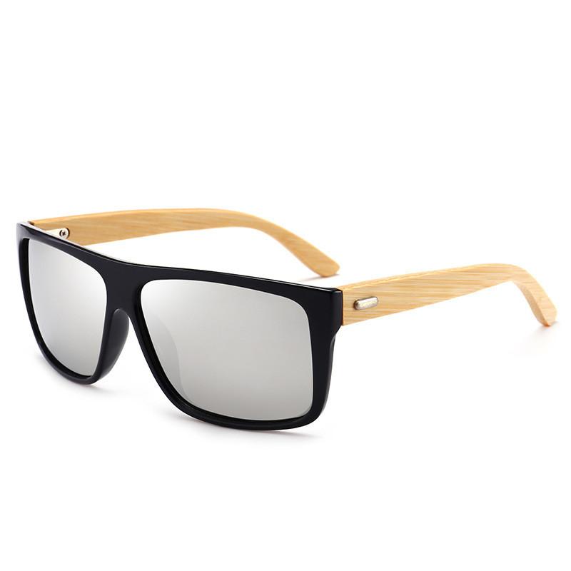 Bamboo legs glasse new style retro outdoor fashion sunglasses trendy | Purple Eos