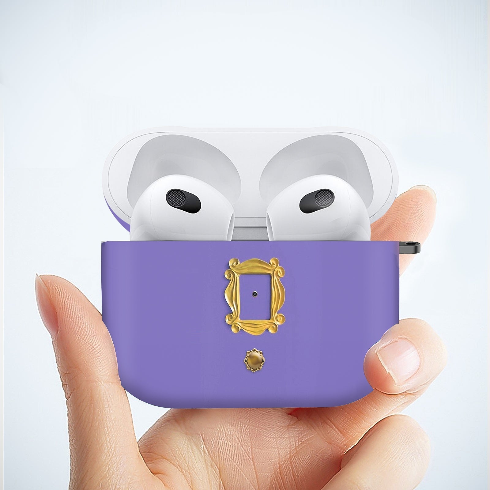 FRIENDS Tv Show Purple Door AirPods 3 Case