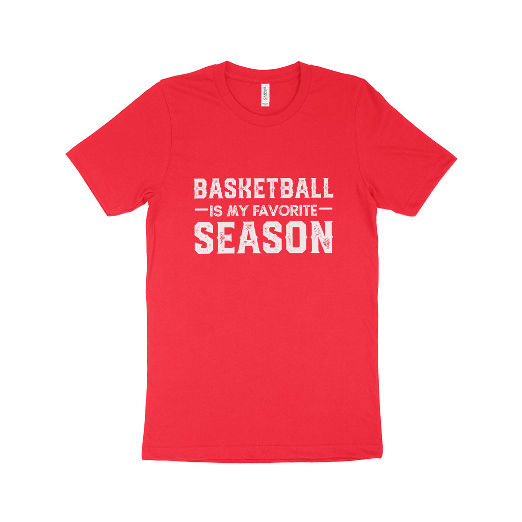 Basketball Season Unisex Jersey T-Shirt Made in USA