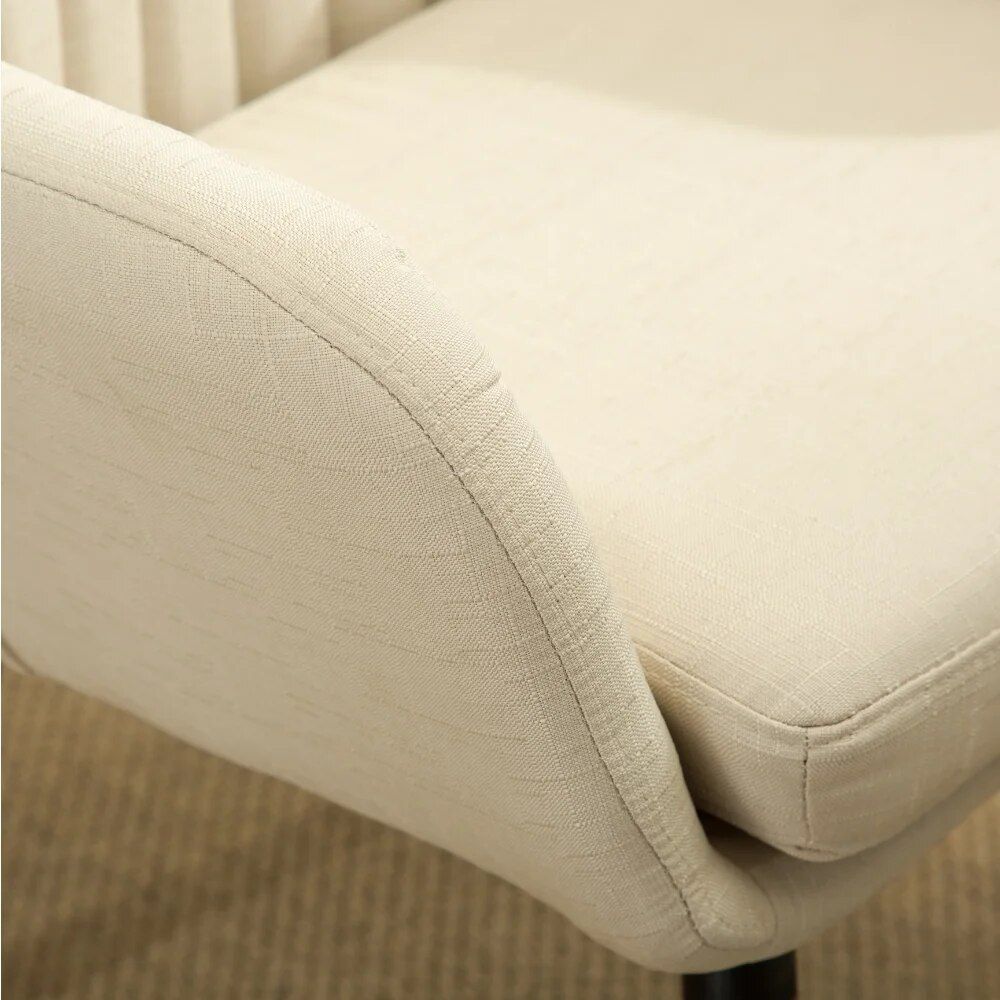 Modern Morocco Fabric Accent Chair - Contemporary Leisure Chair for Home