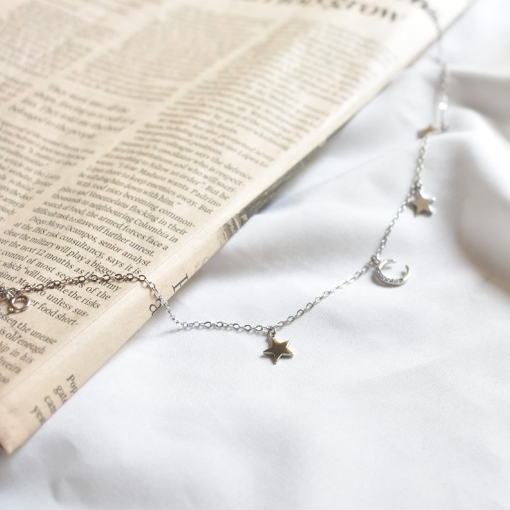 Moon And Star Necklace