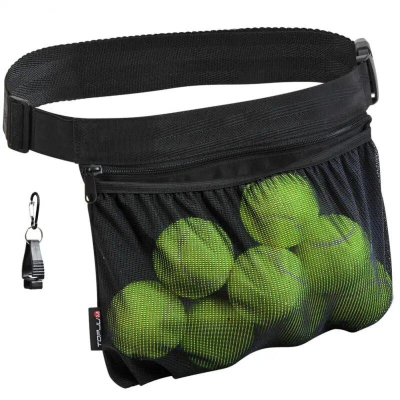 Versatile Sports Ball Bag with Adjustable Waist Belt - Ideal for Tennis, Golf, Ping Pong, and More