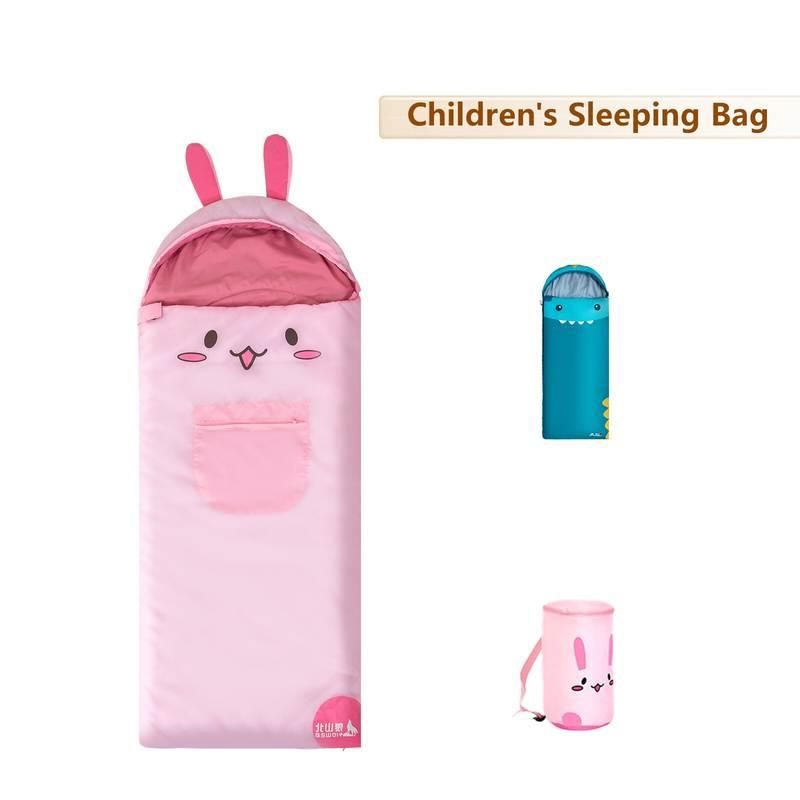 Children's Cartoon Animal Sleeping Bag & Blanket