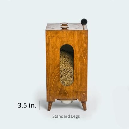 Wooden Large-Capacity Pet Food Storage and Feeding Station