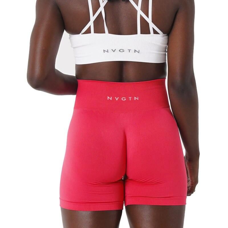 Seamless High-Waist Yoga Shorts