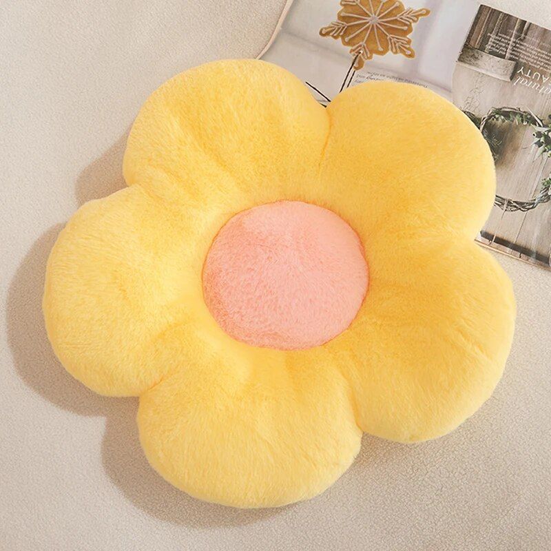 35cm Stuffed Daisy Flower Seat Cushion