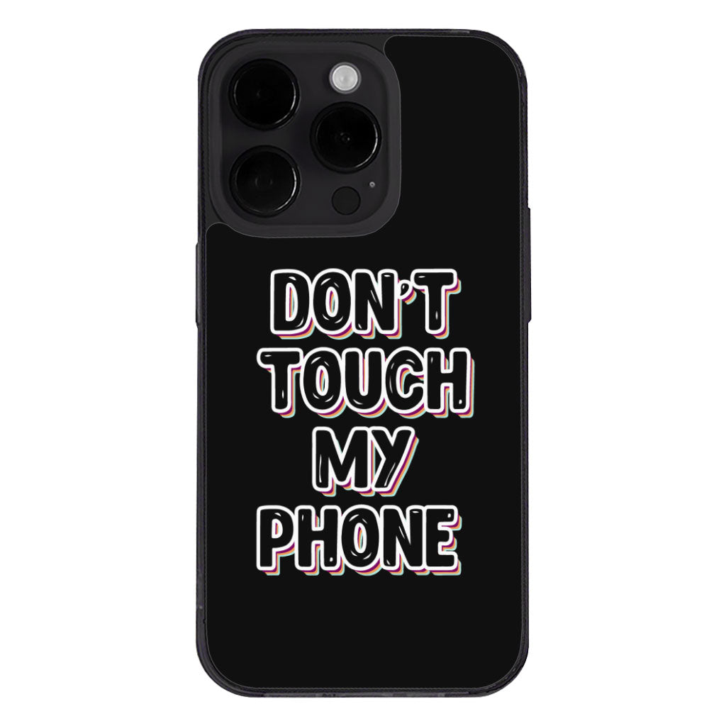 Don't Touch My Phone iPhone 14 Pro Case - Creative Phone Case for iPhone 14 Pro - Cool Design iPhone 14 Pro Case