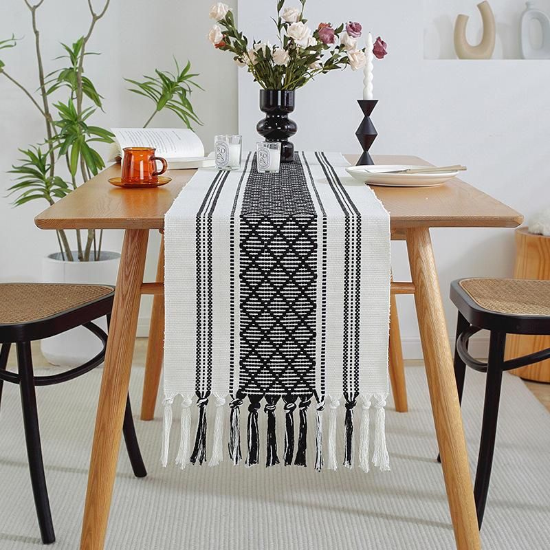 Geometric Nordic Table Runner