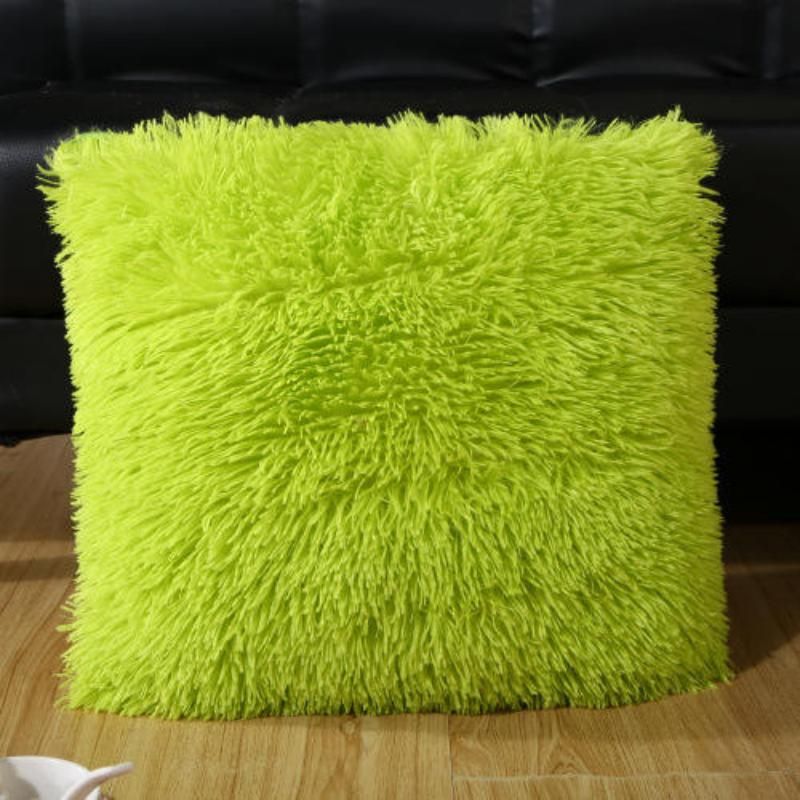 Luxurious Plush Fur Cushion Cover