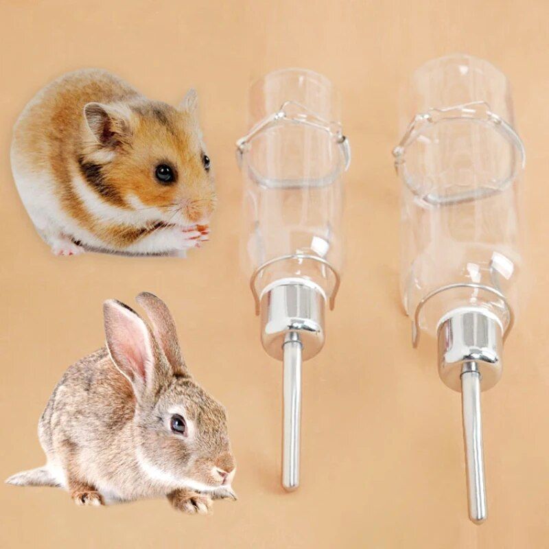 Stainless Steel Hamster & Chinchilla Water Bottle