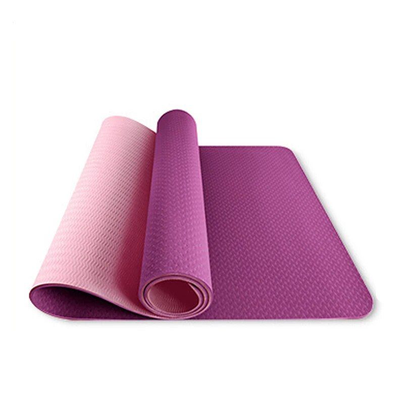 Premium TPE Double Layer Non-Slip Yoga Mat - Ideal for Gymnastics, Pilates & Fitness