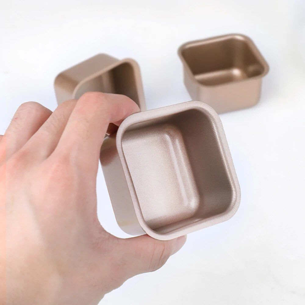 Rose Gold Mini Carbon Steel Non-Stick Cake Mould