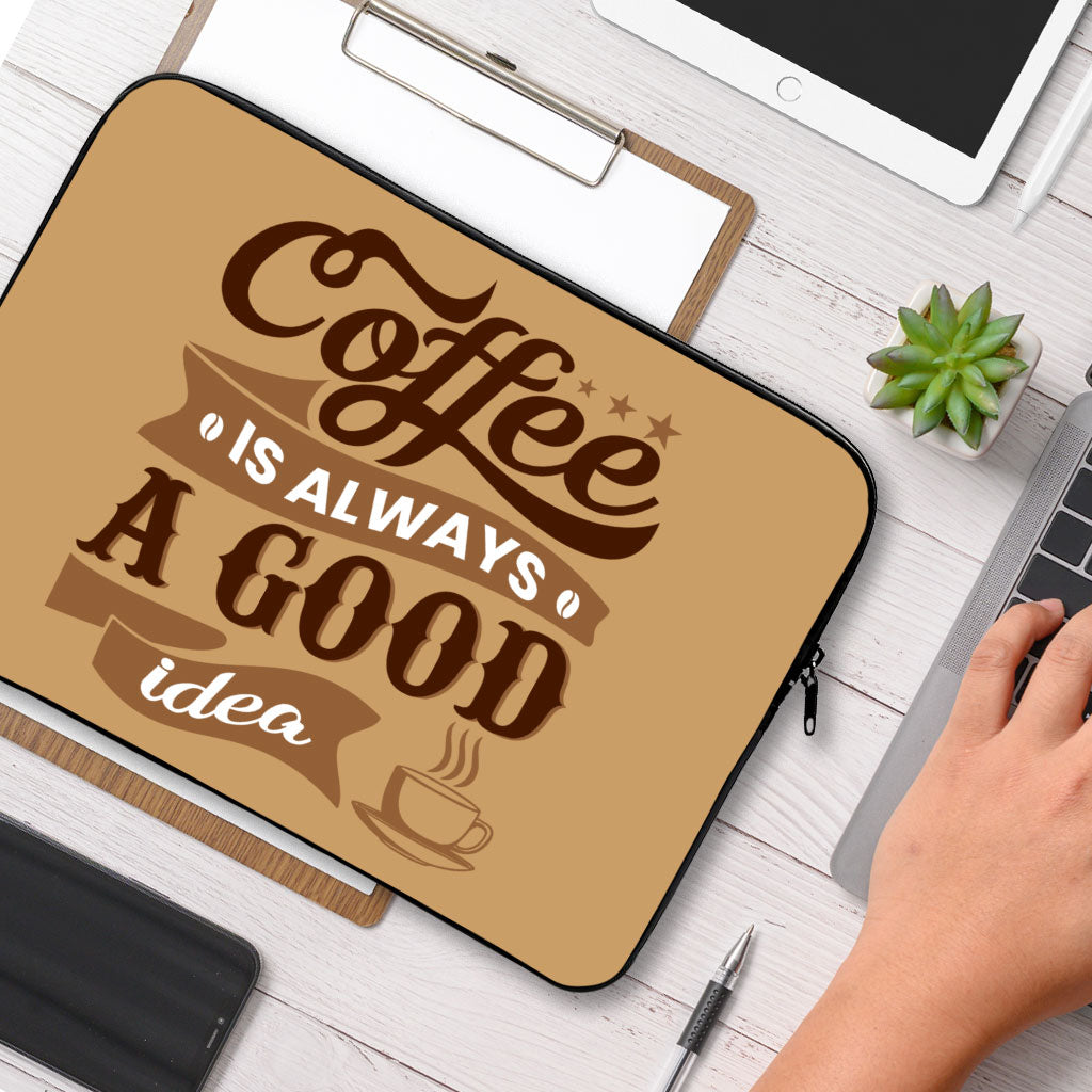 Coffee MacBook Air 14" Sleeve - Creative Laptop Sleeve - Themed MacBook Sleeve