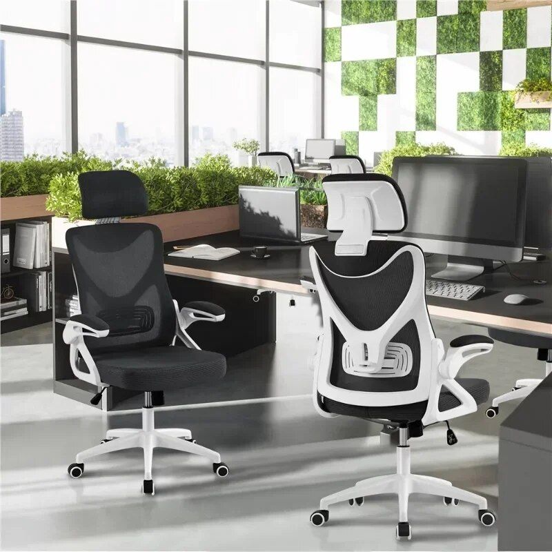 High Back Ergonomic Office Chair with Adjustable Headrest