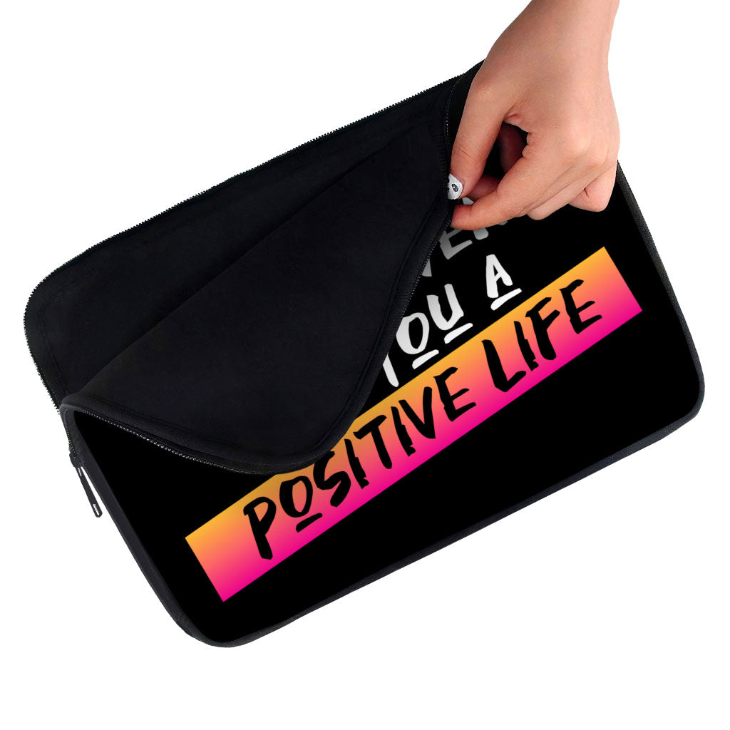 Positive Quote iPad Sleeve - Trendy Tablet Sleeve - Cool Carrying Case