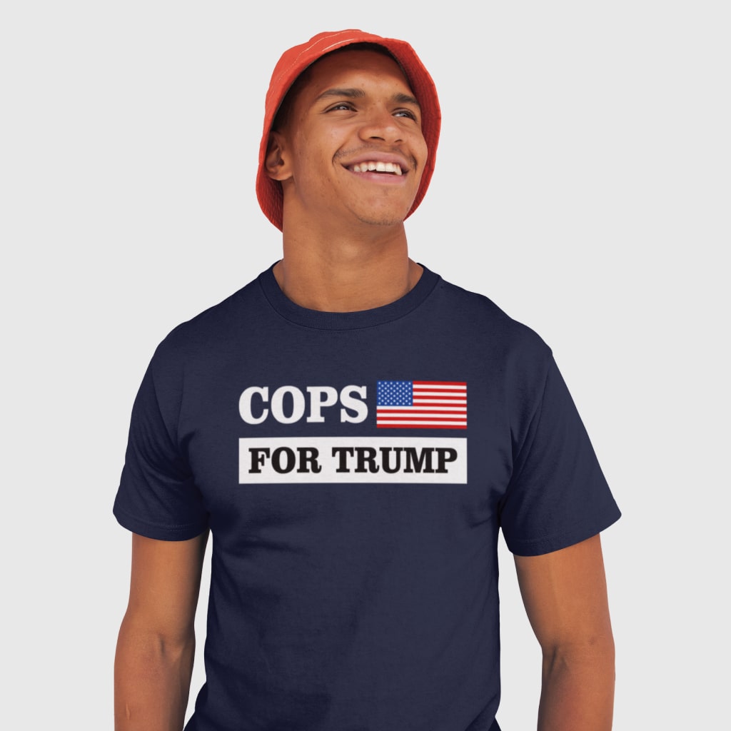 Cops for Trump T-Shirt for Sale - Trump T-Shirts