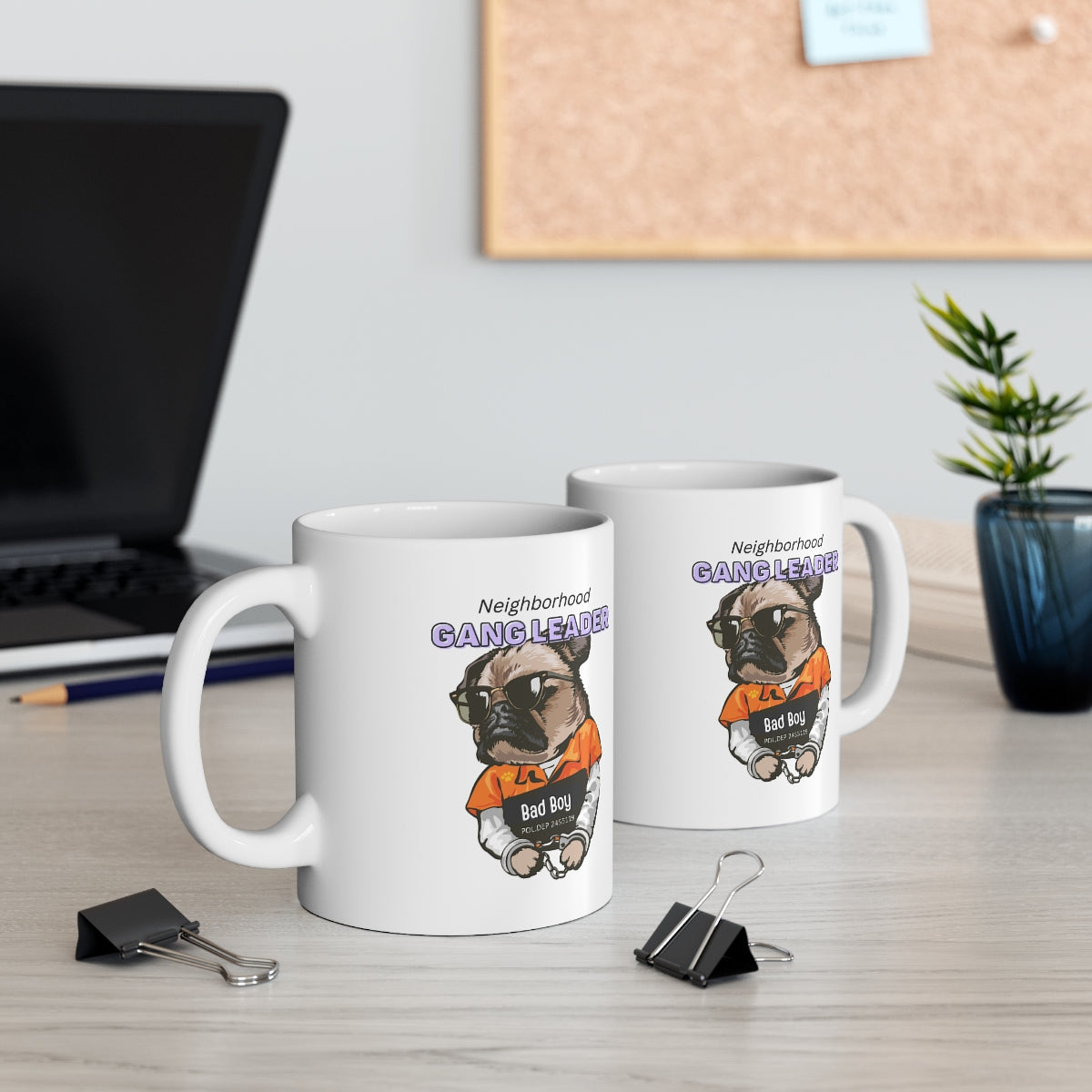 Pug Gang Leader Mug