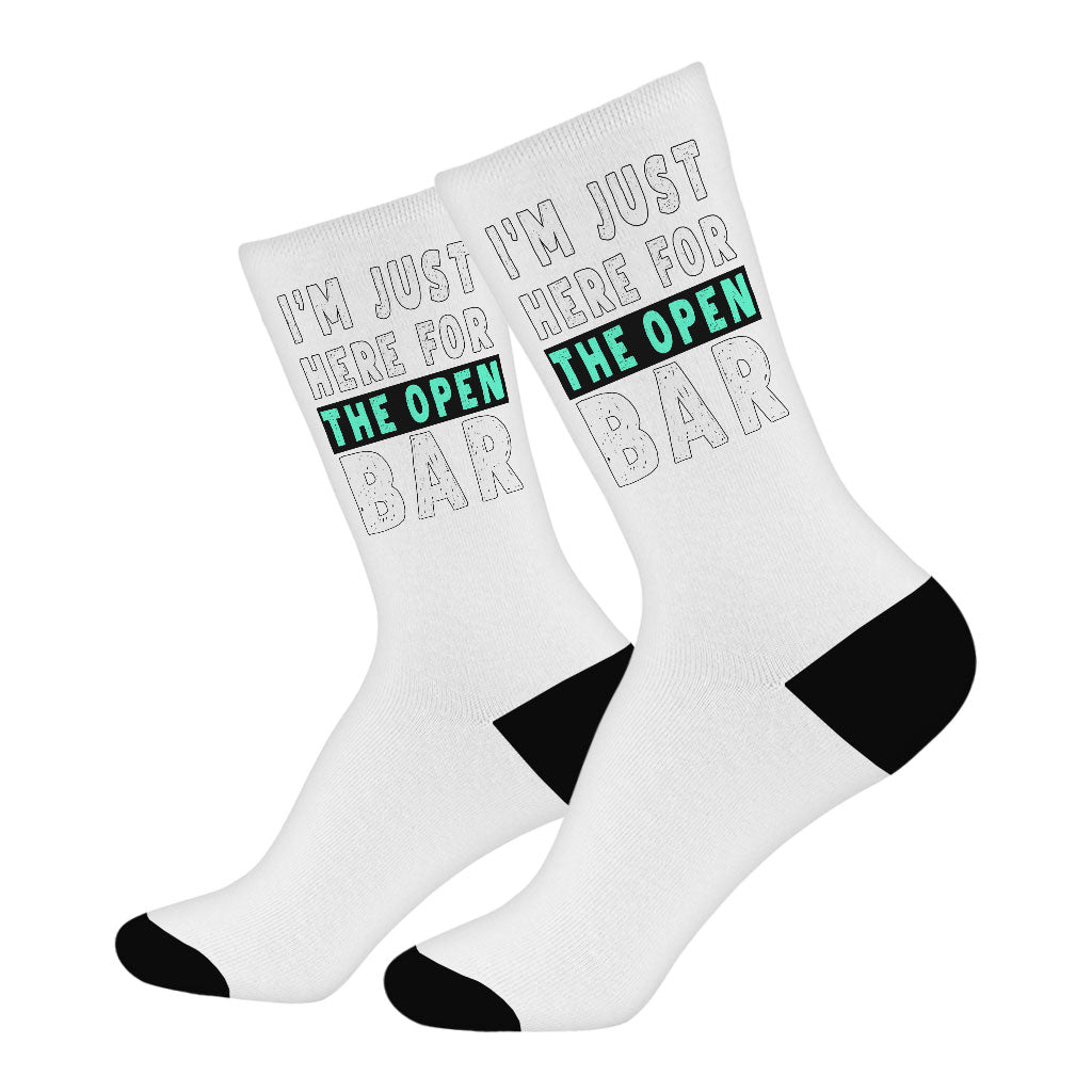 Funny Saying Socks - Cool Novelty Socks - Trendy Crew Socks