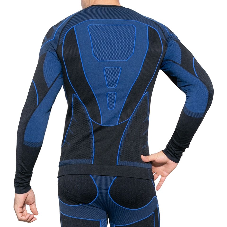 Men's Performance Ski Thermal Underwear Set: Quick Dry, Compression Sportswear