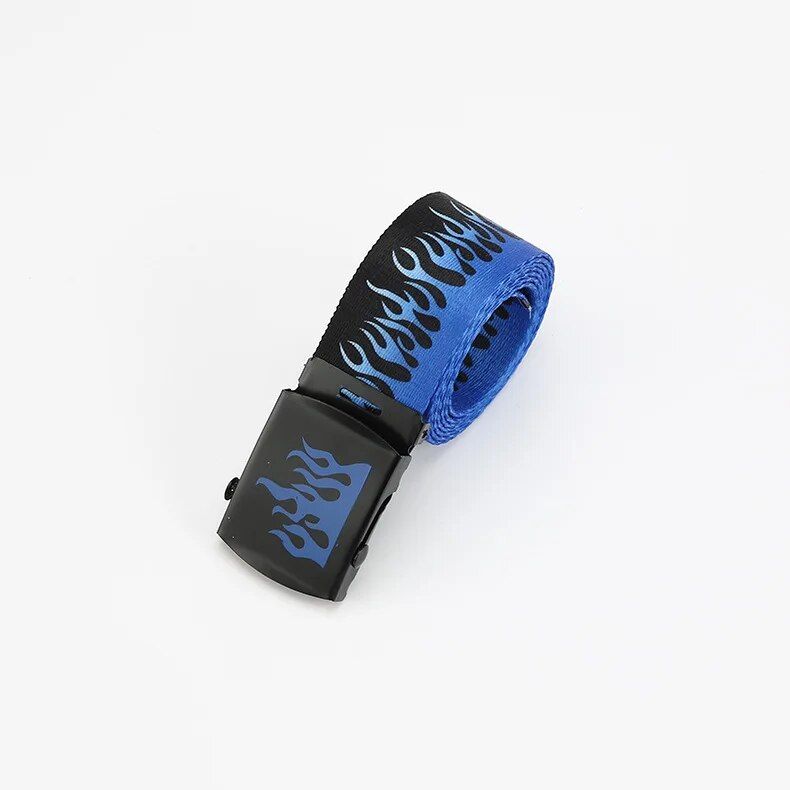 Colorful Hip-Hop Style Webbing Belt